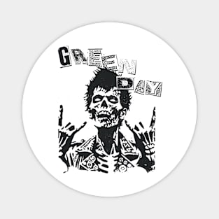 Green Billie Joe Zombie Magnet